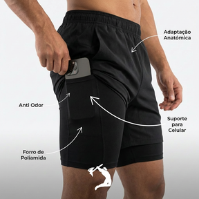 Short Compressão - Preto - Symbol